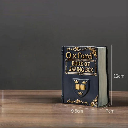 Retro Book Shape Money Saving Box | Coin Bank