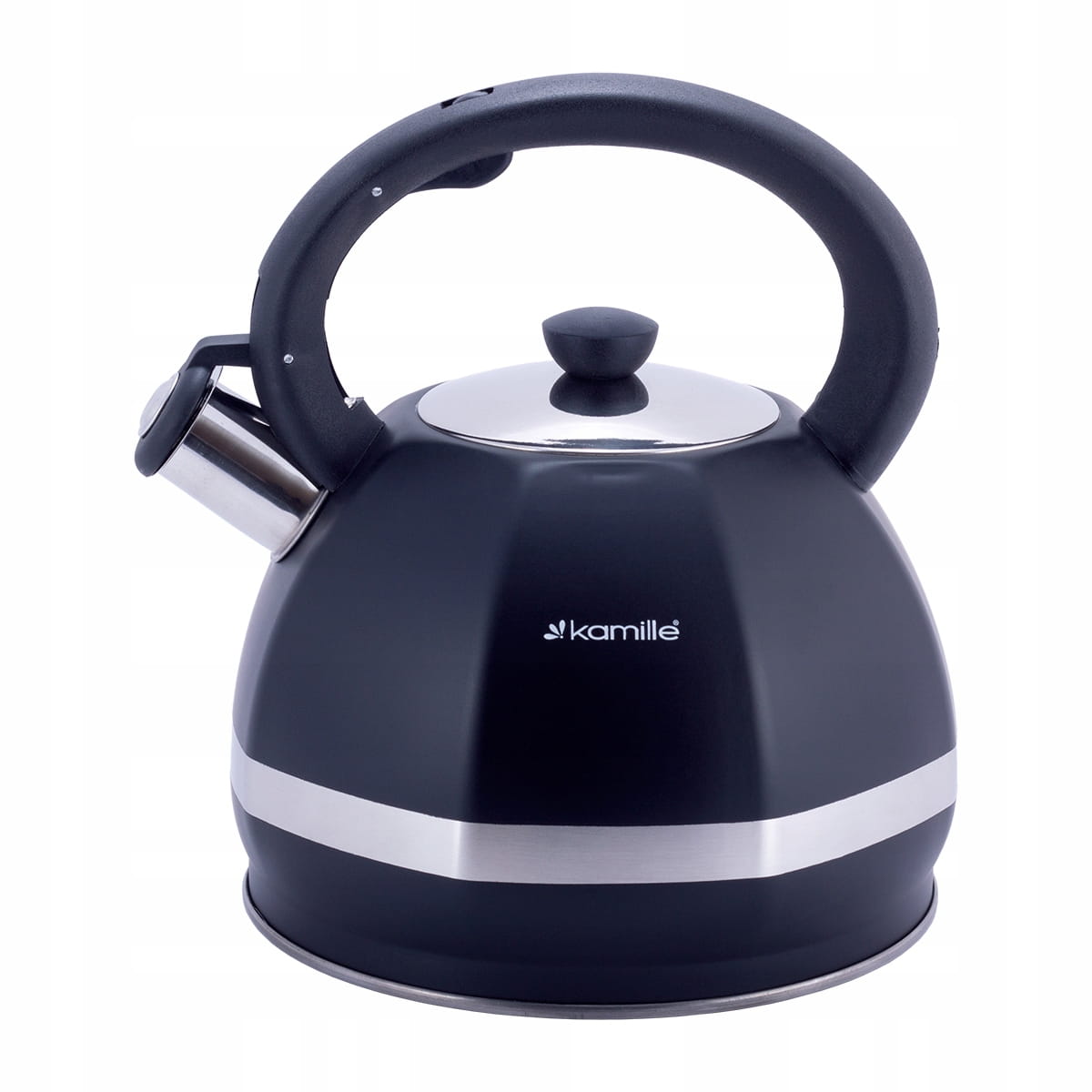 Kettle Marshmallow 3l Stainless Steel Kettle With a Whistle, Black