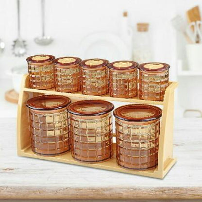 Spice Jar Canister Round Shaped