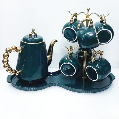 Lazy sauces tea set living room afternoon Europe luxury tea set