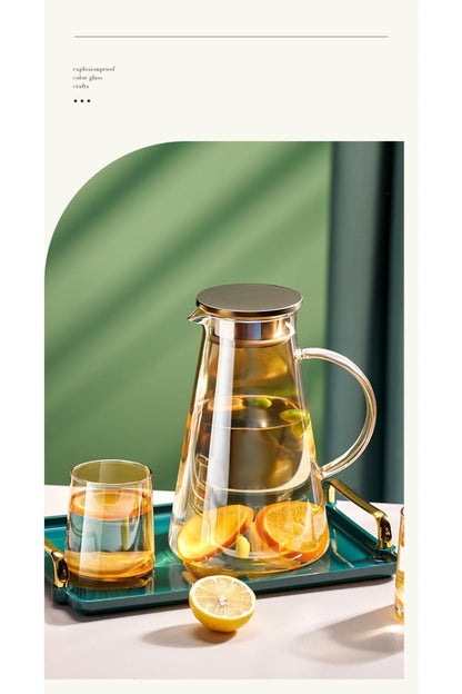 Royalford 7-Piece Water Jug And Glass Set