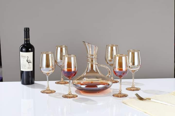 7 Pcs Set Decanter Wine And Glasses