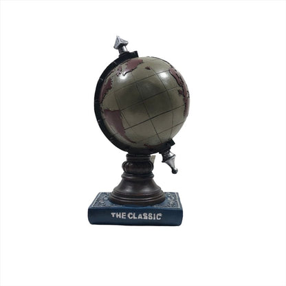 World Globe With Book Stand Home Decor