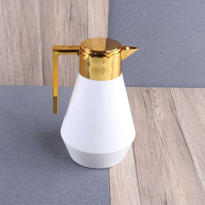 Vacuum Flask Tea And Coffee Pot With Golden Top